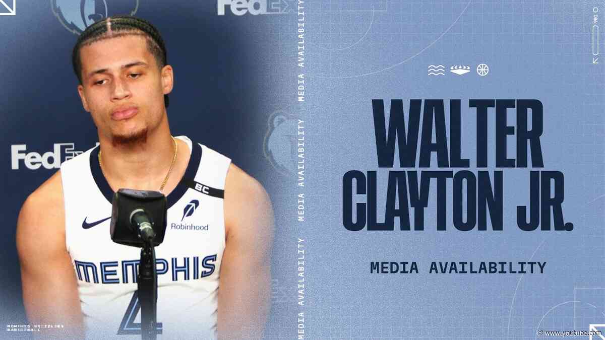Walter Clayton Jr. | Memphis Grizzlies 2026 Media Day