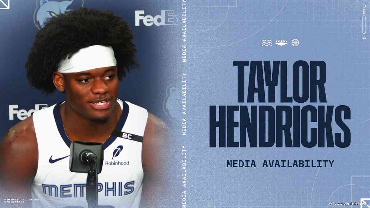 Taylor Hendricks | Memphis Grizzlies 2026 Media Day