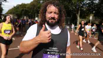 Adam Jones and Shane Williams complete Cardiff Half Marathon as legend smashes own record