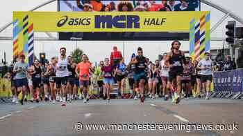 Thousands get their running shoes on for Manchester Half Marathon