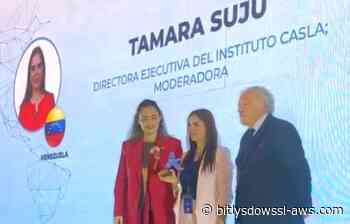 Tamara Sujú recibe en México el Premio Foro América Libre 2026 por su defensa de los derechos humanos