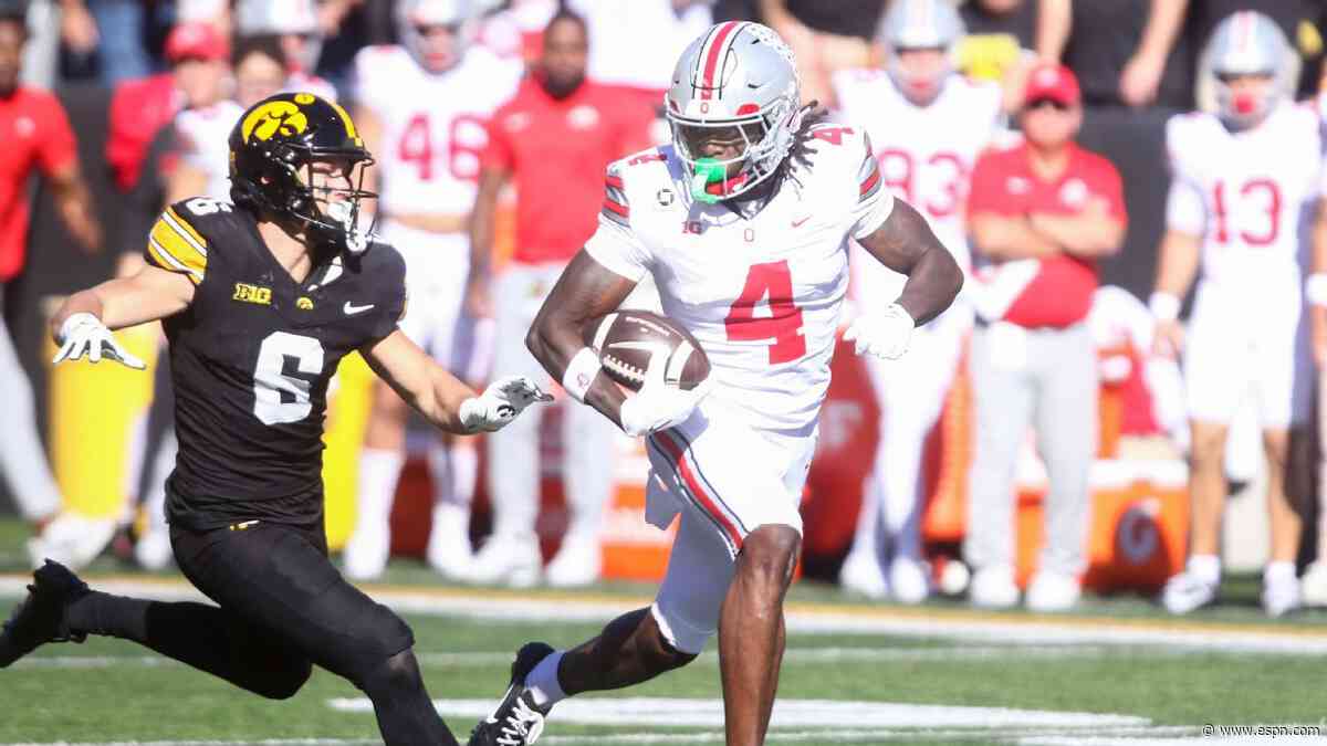 NFL draft risers, notes off Saturday's college games: Could Jeremiah Smith go No. 1 in April?
