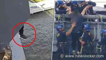 Politie redt man van 41 meter hoge brug in New York