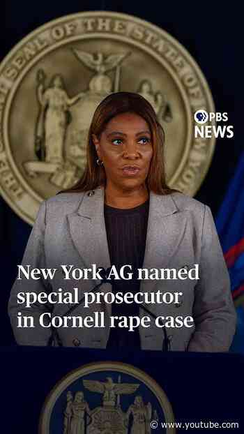 New York AG named special prosecutor in Cornell rape case