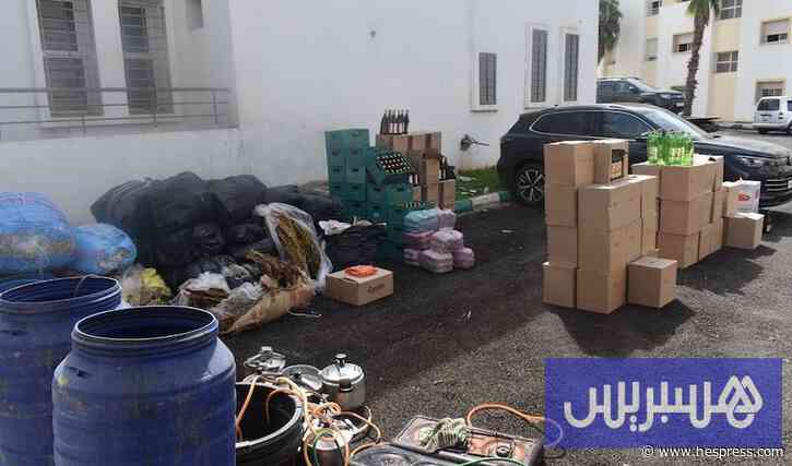 ضبط مخدرات ومسكرات بسوق الأربعاء