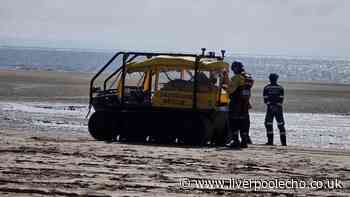 Woman stuck in the mud at Crosby Beach for 30 minutes