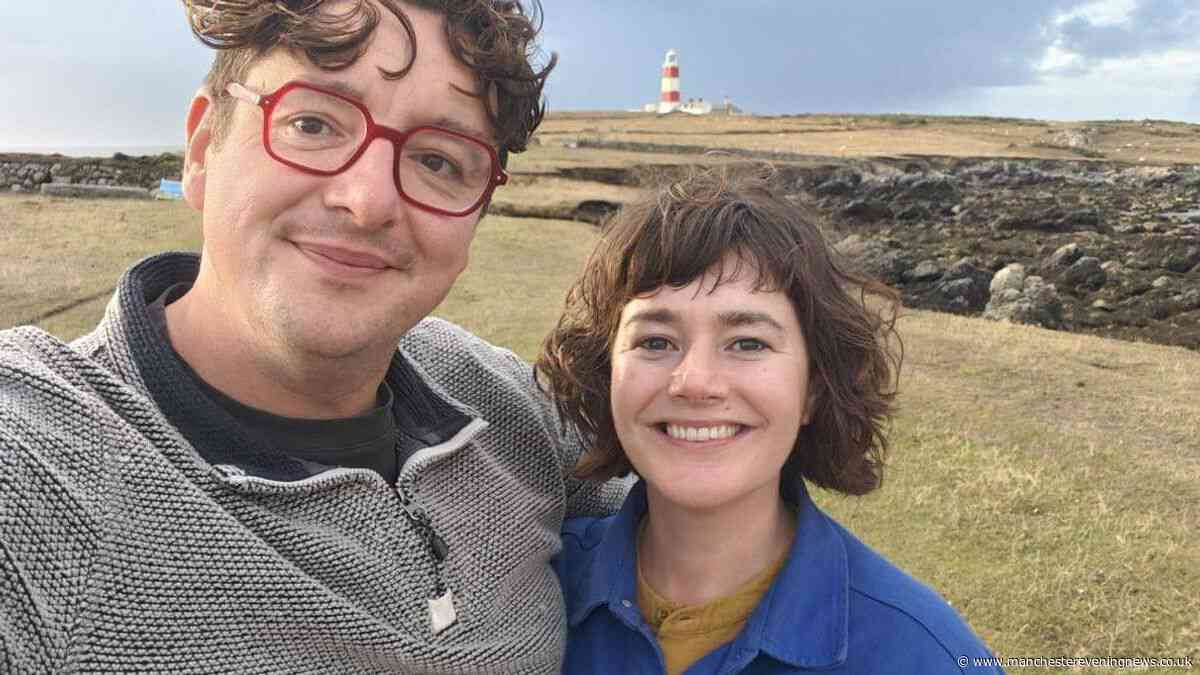 Couple ditch city life to live on remote North Wales island - doubling its population