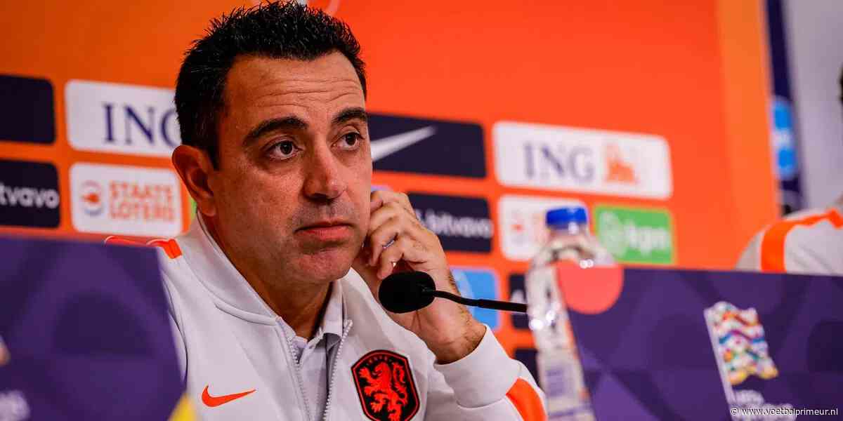 Xavi legt uit waarom Koopmeiners plots in het centrum begint: 'Twee redenen'