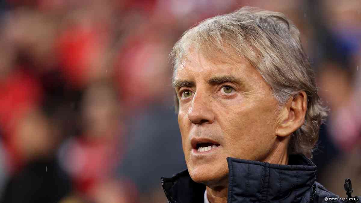 Mancini: Too much 'anxiety' around Italy team