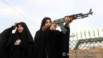 Tehran holds its first military training course for women after calls for Iranians to 'sacrifice themselves'