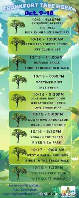 Frankfort to celebrate Tree Week Oct. 9-18