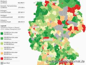 Neubau versus Bestandswohnungen: Preisaufschläge bis 2.500 Euro pro qm