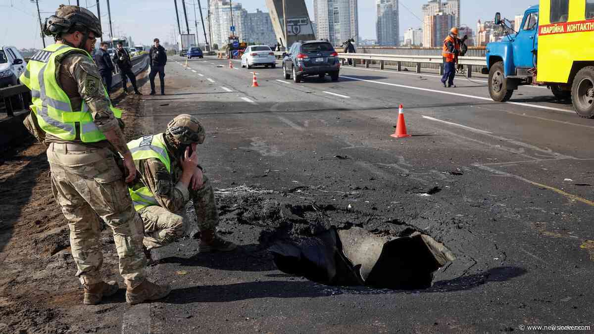 Rusland valt voor vierde dag op rij brug in Kyiv aan tijdens bezoek Merz