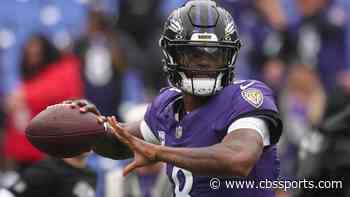 Ravens' Lamar Jackson exits with ankle injury, Tyler Huntley takes over vs. Titans