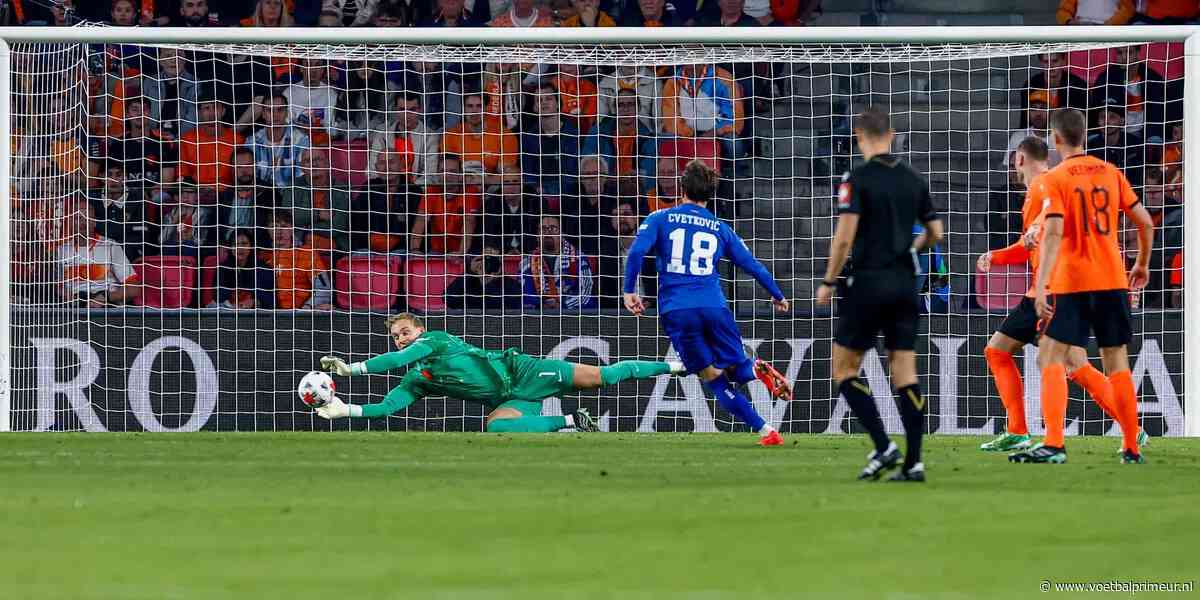 LIVE: Servië meerdere keren gevaarlijk, Oranje dankt doelman Verbruggen