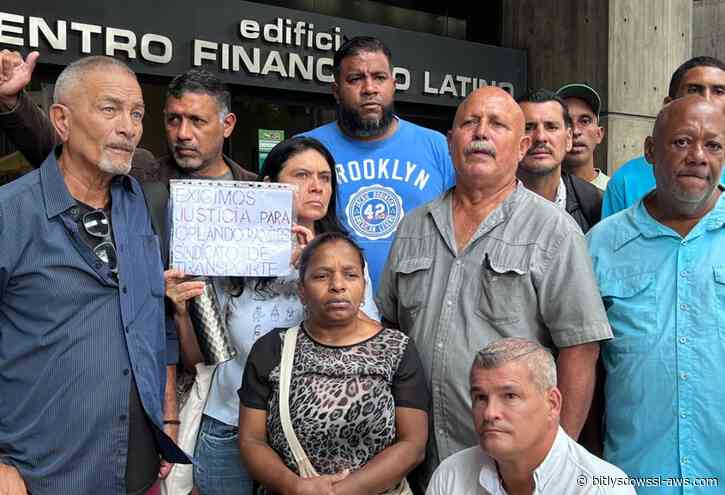 Sindicalistas exigieron conocer paradero de Orlando Ramírez tras su detención hace casi un mes en Caracas