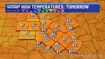 Sunshine returns on Monday, mostly dry workweek