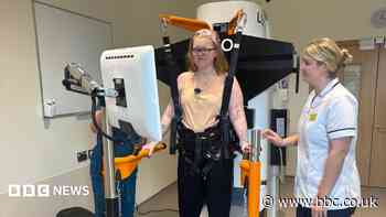 Robotic therapy helps patients walk at rehab centre