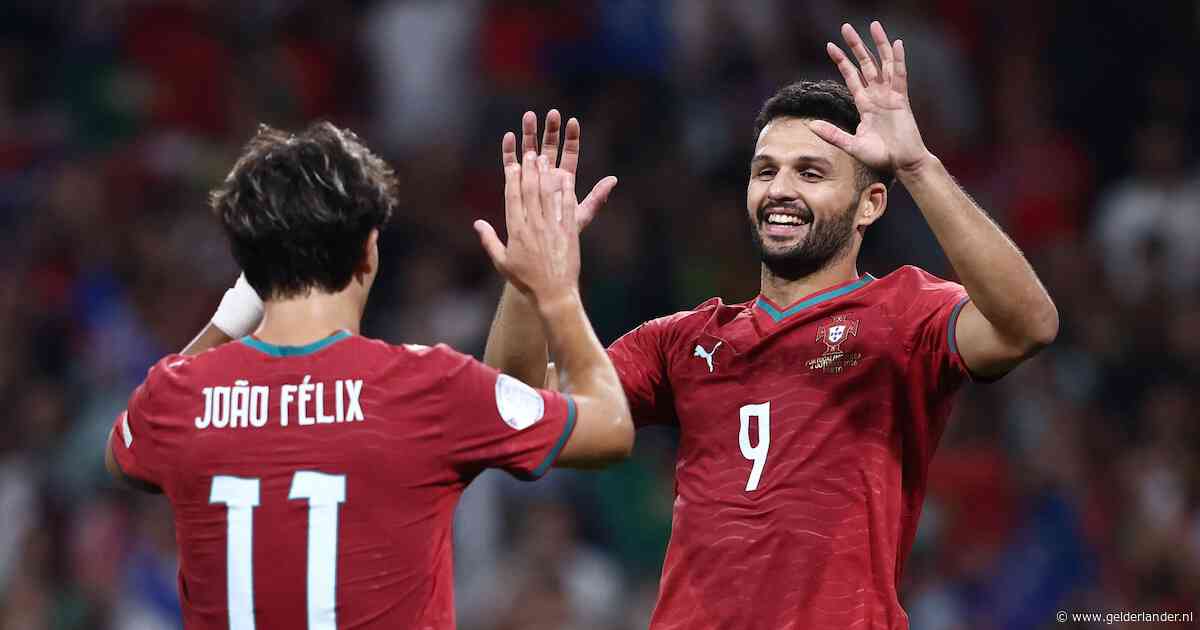 Duitsland weer niet langs Griekenland, vervanger Cristiano Ronaldo schiet Portugal naar overwinning op Noorwegen