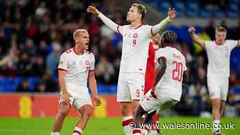 Rasmus Hojlund penalty condemns Wales to second defeat at hands of Denmark