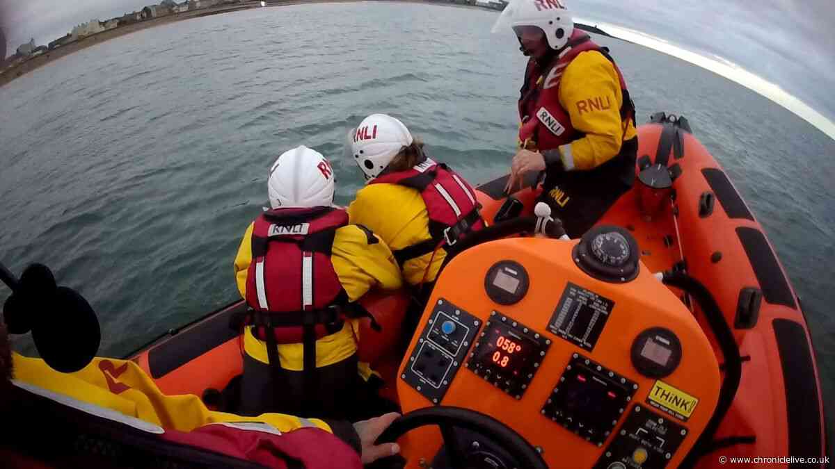 'Lifesaving' RNLI team called out to person in sea off Northumberland coast
