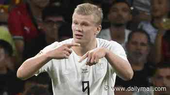 Erling Haaland limps off during Norway's Nations League clash with Portugal to leave Man City sweating just a week before Liverpool showdown