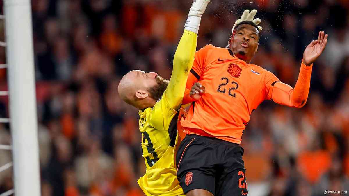 Dumfries prijst strijdend Oranje en merkt gevolgen vol schema: 'Als ik het al zeg'