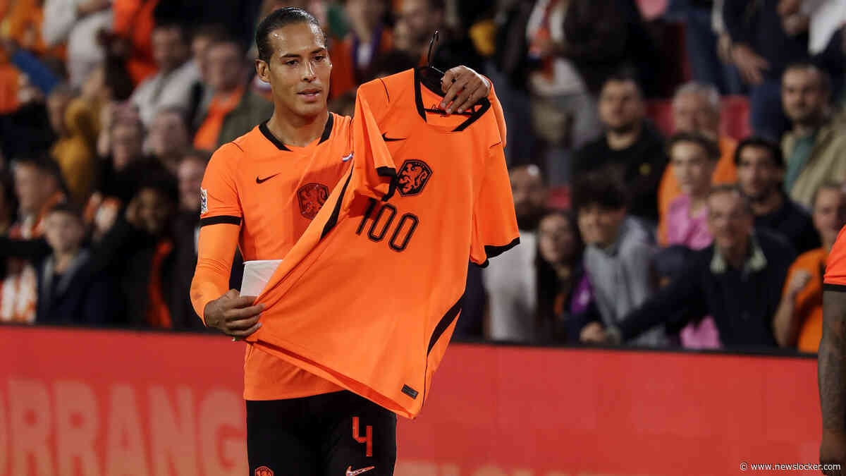 Virgil van Dijk na 100e interland: ’Ik ben emotioneel en dankbaar’
