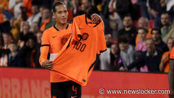Virgil van Dijk na 100e interland: ’Ik ben emotioneel en dankbaar’