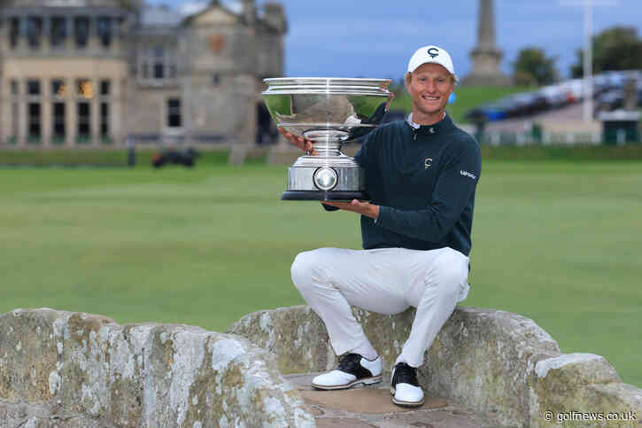 Meronk claims emotional Dunhill Links win