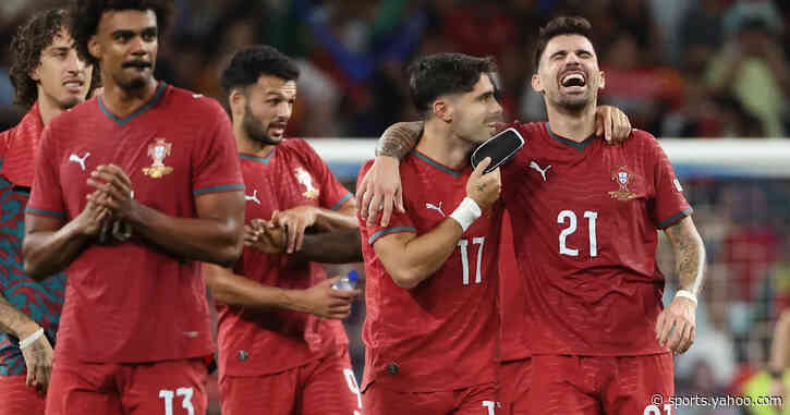 Portugal continue winning ways without Cristiano Ronaldo as Erling Haaland limps off