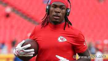 Chiefs WR Rice injures right hamstring, doubtful to return