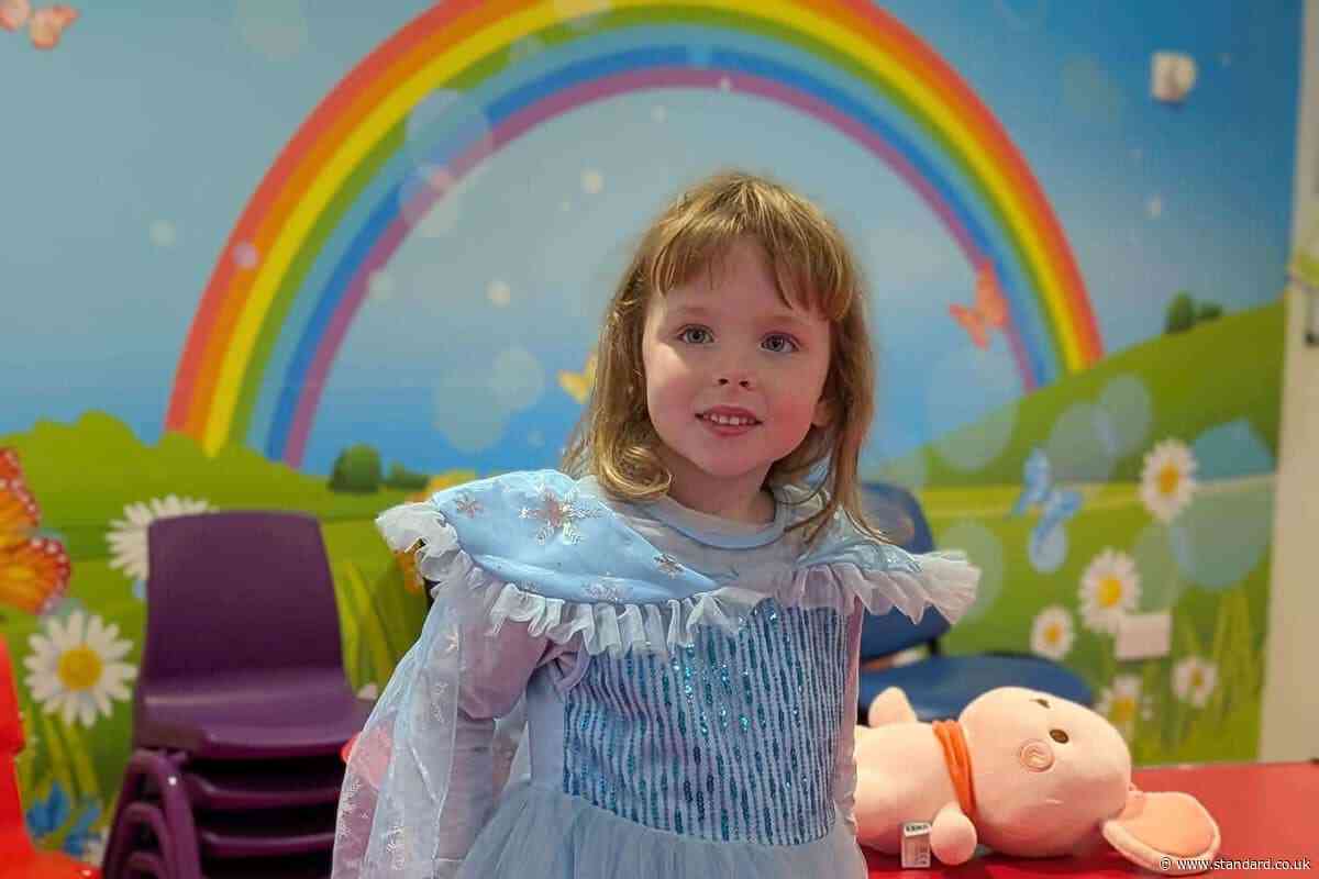 Lives ‘completely changed’ after five-year-old daughter’s cancer diagnosis