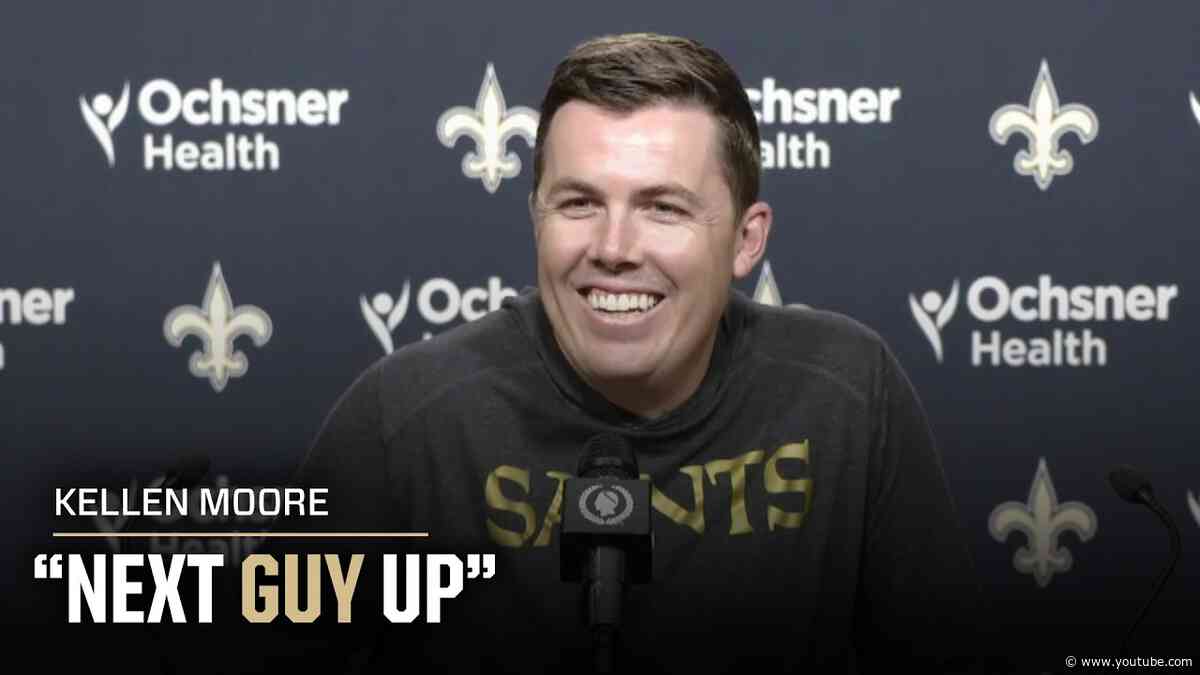 Kellen Moore on injury report, Falcons pass rush | Saints vs. Falcons 2026 NFL Week 4