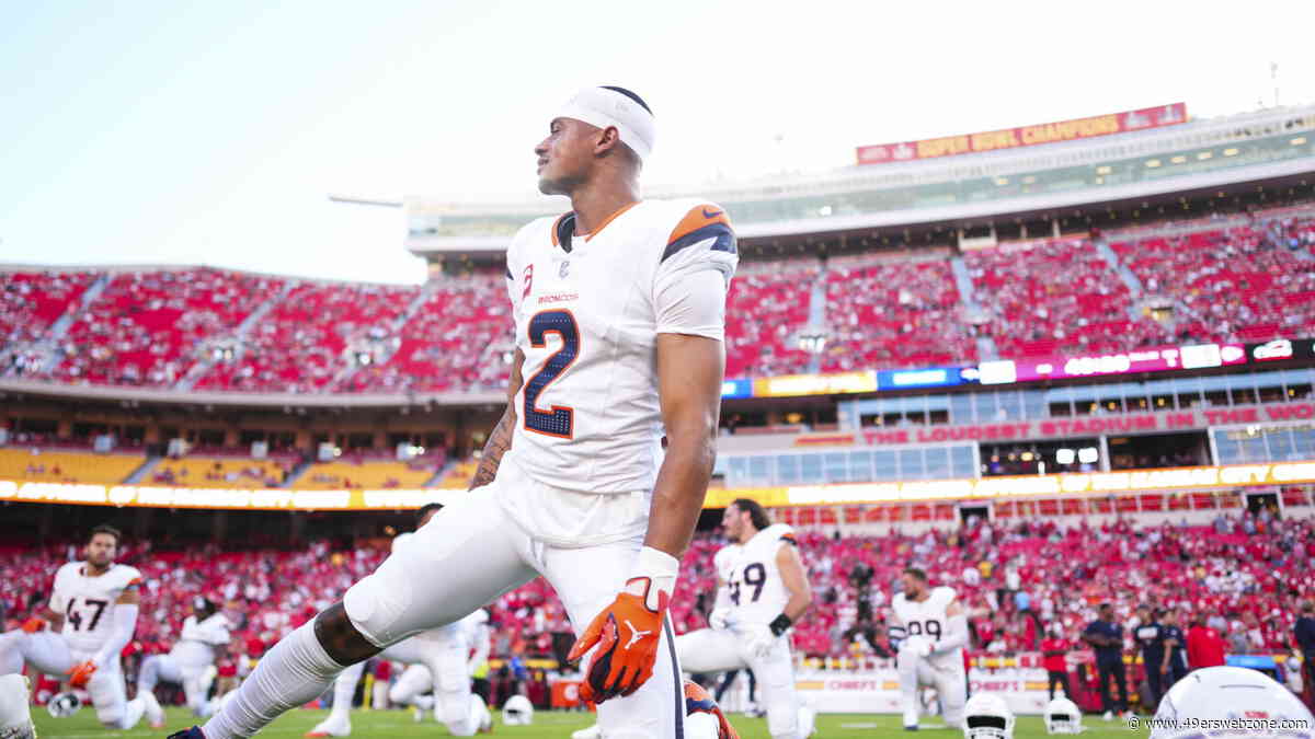 Pat Surtain II leaves with ankle injury, Broncos and 49ers tied 3-3 at halftime