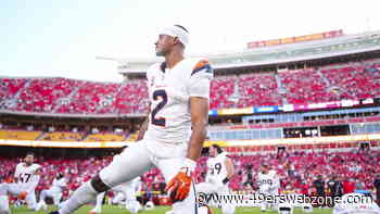 Pat Surtain II leaves with ankle injury, Broncos and 49ers tied 3-3 at halftime