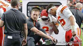 Chiefs star's horrific ankle injury leaves announcers speechless and fans praying... but his vital play helps them beat Tom Brady's Raiders