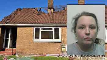 'Nightmare' neighbour who torched her own Northumberland home said she'd 'had a bad day'
