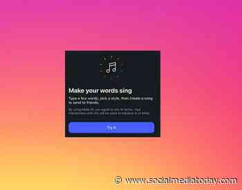 Instagram adds AI songs to DMs