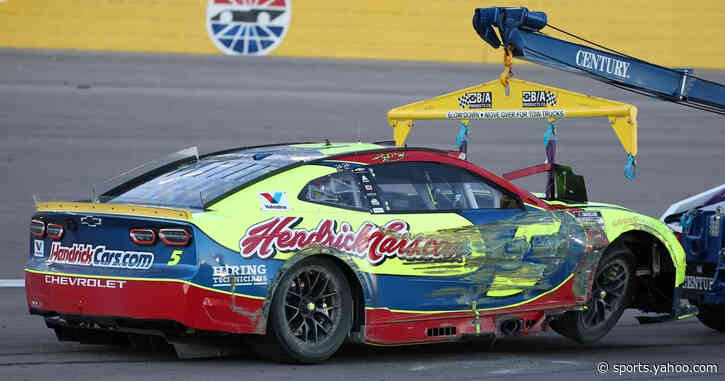 Kyle Larson, Tyler Reddick react to wild last-lap wreck that cost them nothing
