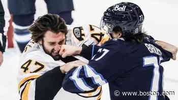 James Hagens’ growing confidence and other observations from Bruins’ 1st road trip