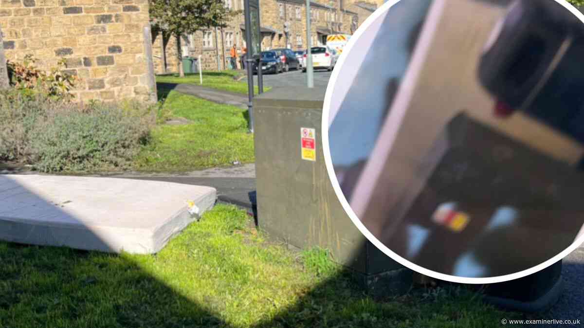 'I almost gagged' - Huddersfield woman's horror at bloodied mattress dumped by her door