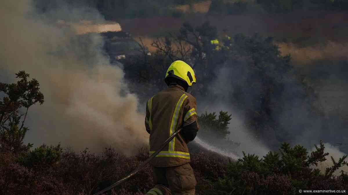 Yorkshire firefighters given just one set of wildfire kit each as blazes soar