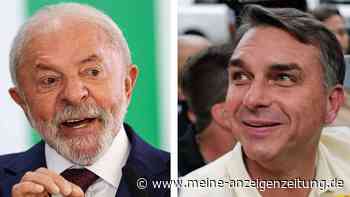 Flávio Bolsonaro leicht favorisiert in Stichwahl gegen Lula