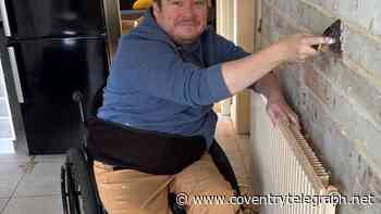Paralysed man living in dad's garage says he cannot access a toilet or shower