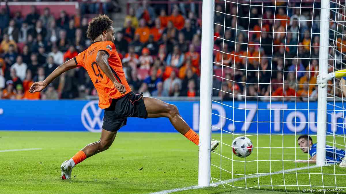 Joshua Zirkzee is een matchwinner met een bijzondere interlandcarrière: ’Ik stond op de goede plek’