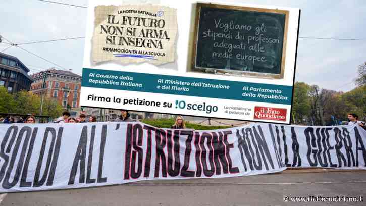 Giornata mondiale degli insegnanti: il quadro desolante dell’Italia, dagli stipendi al precariato (mentre in Francia si scende in piazza). La campagna del Fatto per ridare dignità alla scuola