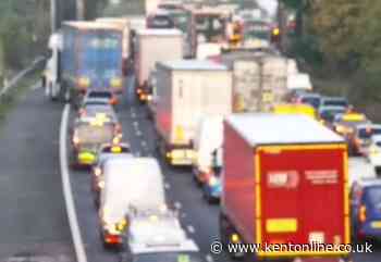Long delays following multi-vehicle crash on A2