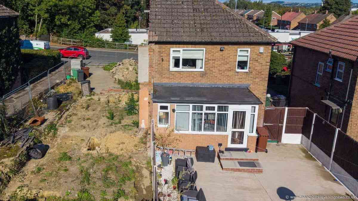 Dad who knocked down half a semi-detached house and then left UK speaks out