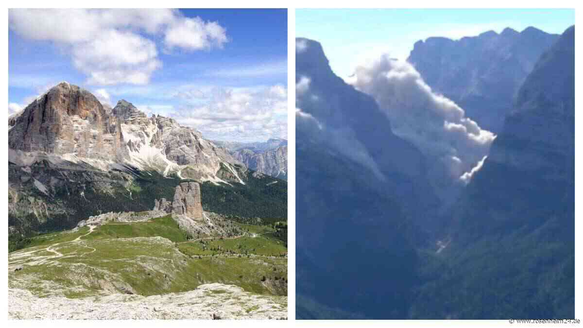 Gewaltiger Felssturz in den Alpen: Wanderer hören plötzlich ohrenbetäubenden Knall